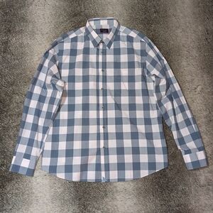 UNTUCKit Wheeler Button Up Buffalo Plaid Men's XL